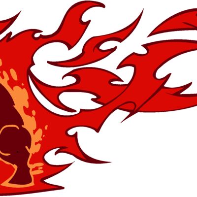 flaming man Thumbnail