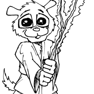 dog flaming sword Thumbnail