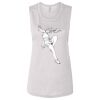 Ladies' Bella Flowy Scoop Muscle Tank Thumbnail